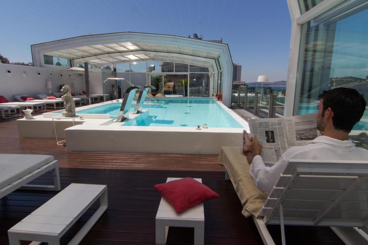 그랜 호텔 나가리 부티크 앤드 스파 비고 외부 사진 Rooftop pool